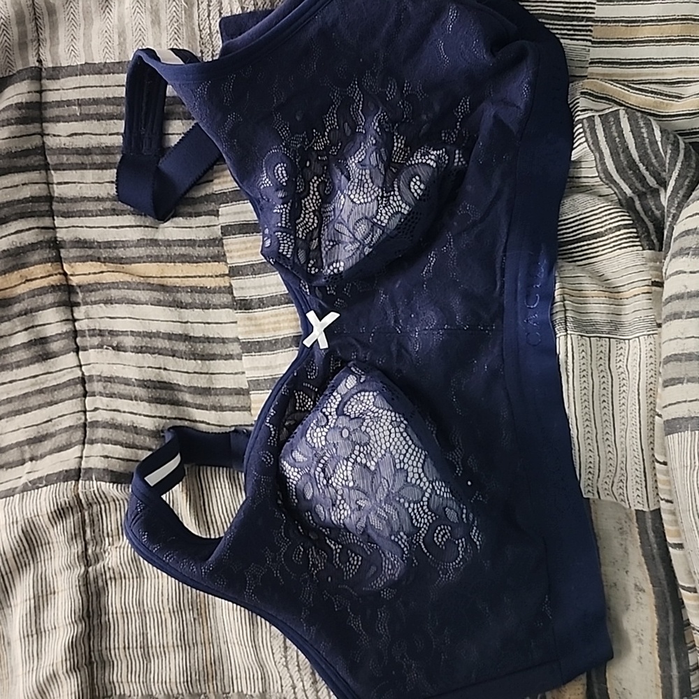 Navy blue bra